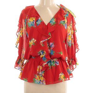 Lauren Ralph Lauren Ruffled Top - Large